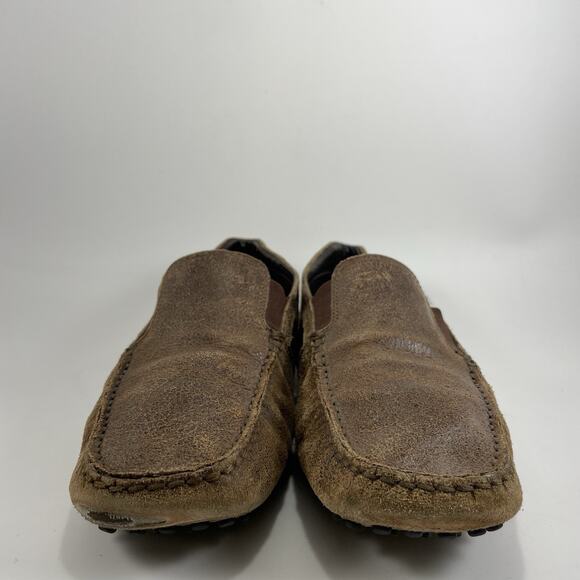 Tod’s Slip On Loafer Driving Shoes Driver Mens Size 8 Brown Leather Casual main image 6